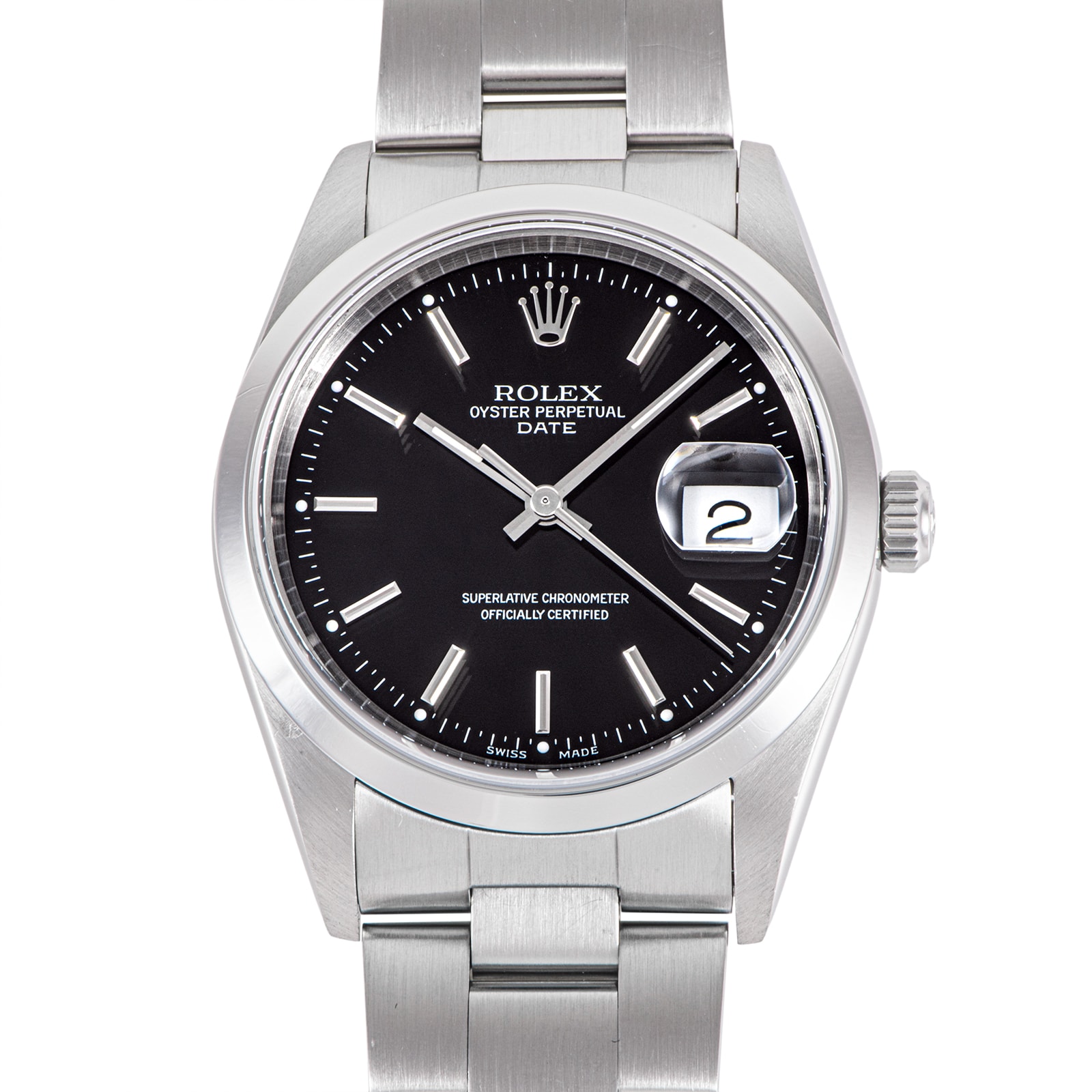 ROLEX ロレックス パーペチュアルデイト 15200 K番 ステンレススチール【中古】