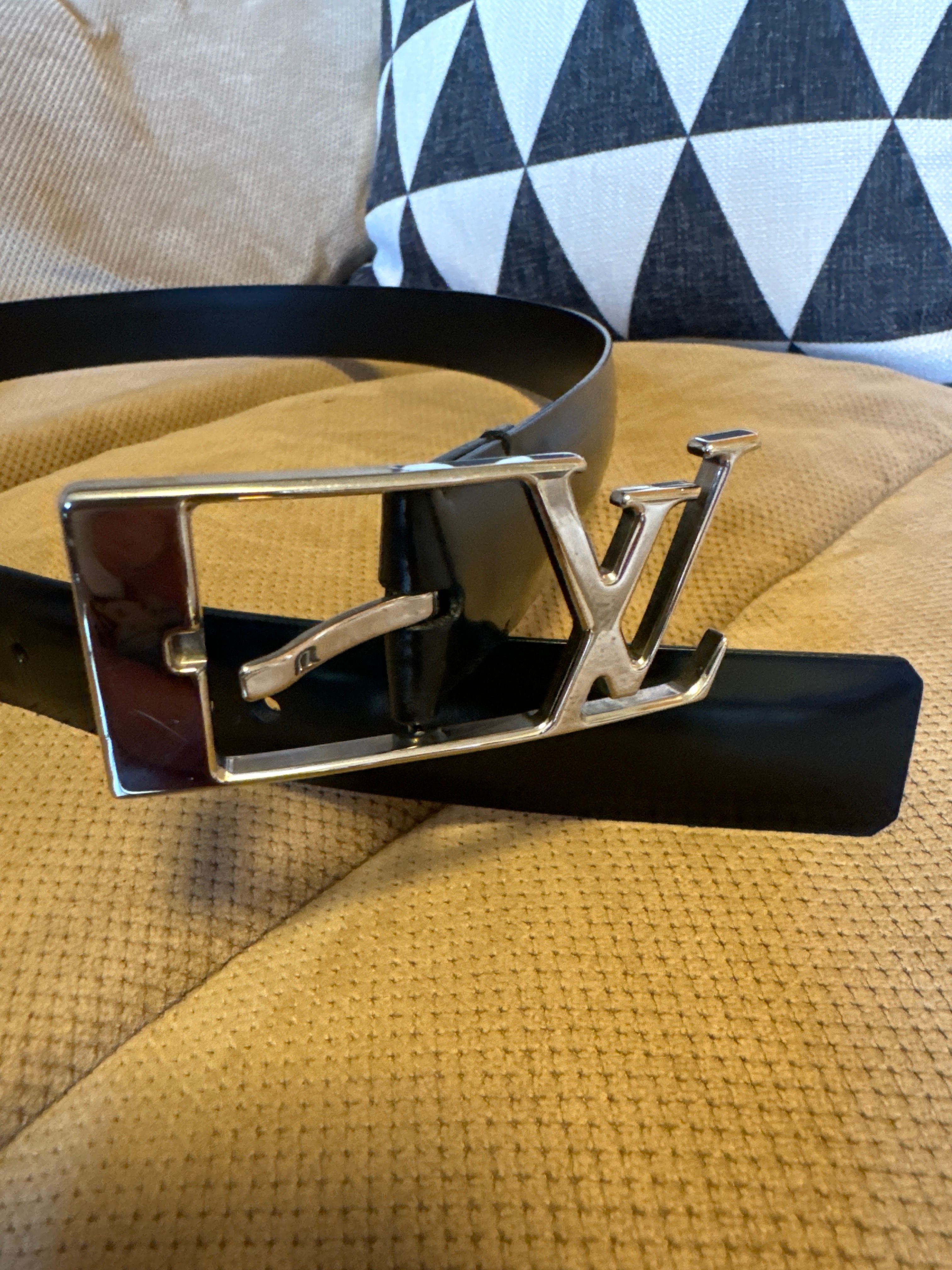 サンチュール アナグラムカーフ/SS レザーベルト M9840