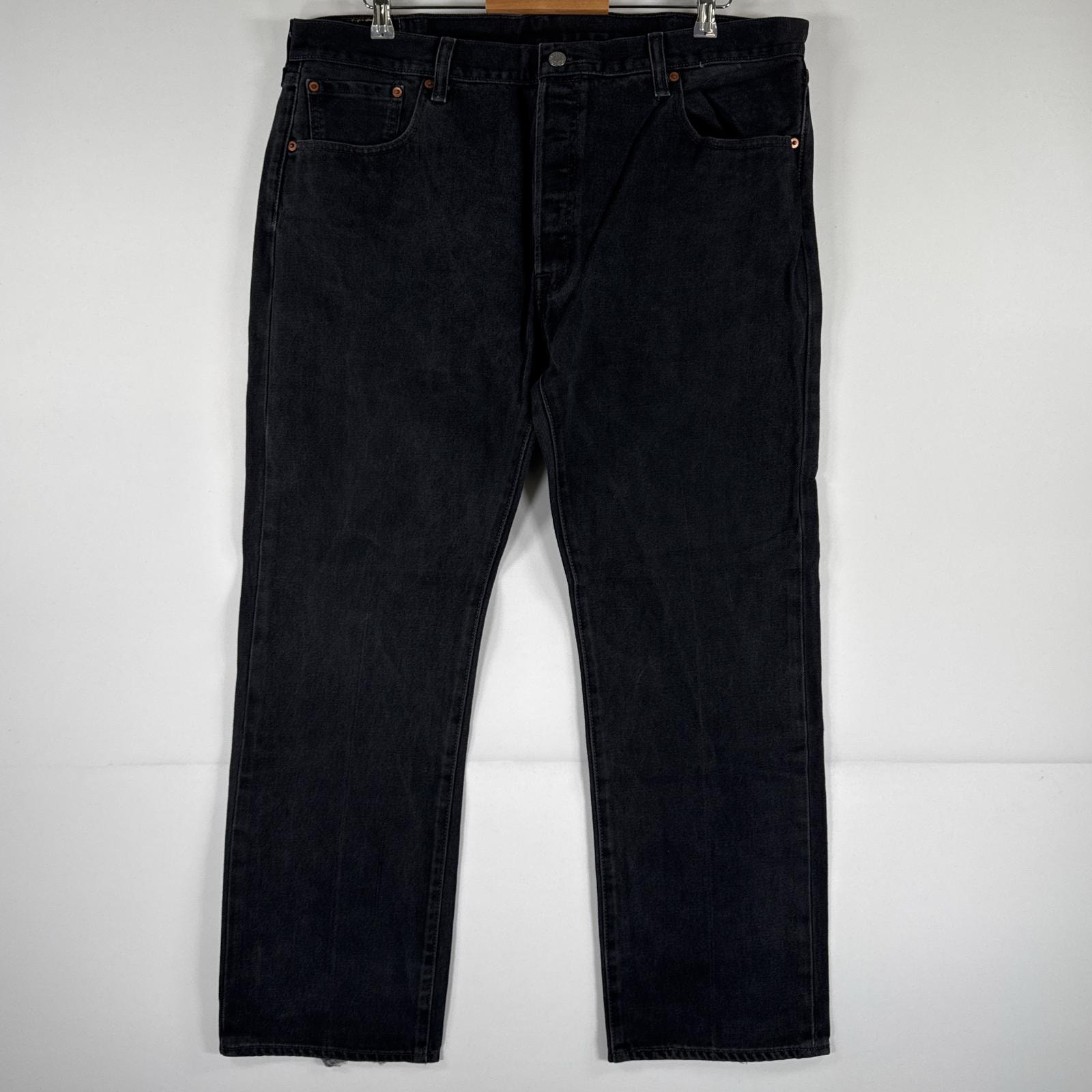 古着 リーバイス Levi's デニムパンツ 501 ジーパン ストレート 大きいサイズ ボタンフライ ジーンズ ビッグサイズ w40 L29  ブラック メンズ