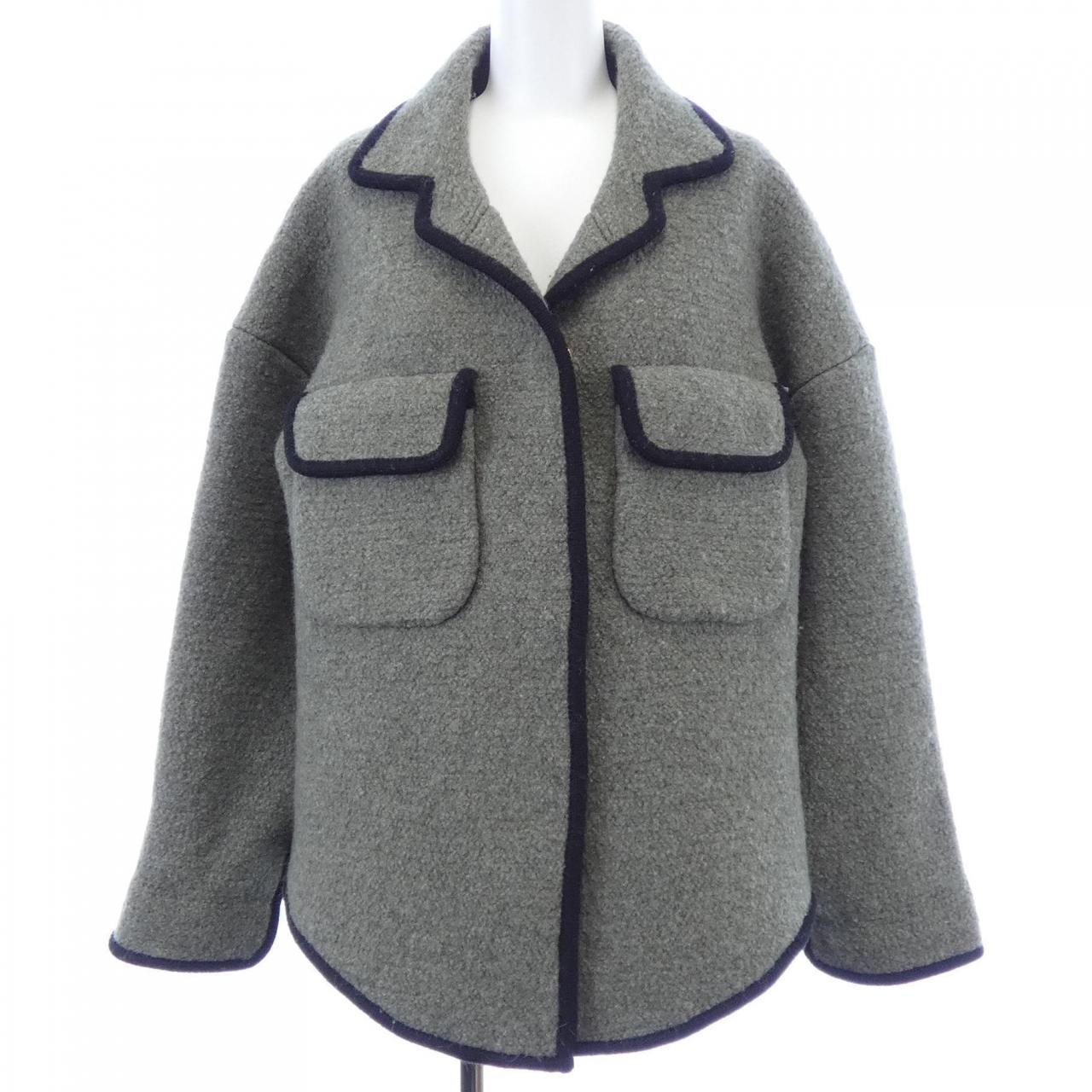 ルイヴィトン LOUIS VUITTON グラフィックトリムウールオーバーシャツ FPKC11ANC シャツ