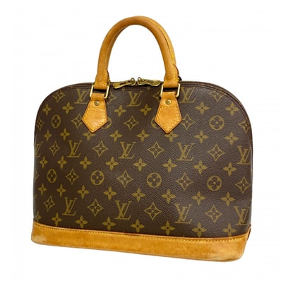 【6dd4896-h】ルイヴィトン ハンドバッグ モノグラム アルマ M51130 ブラウン【中古】レディース