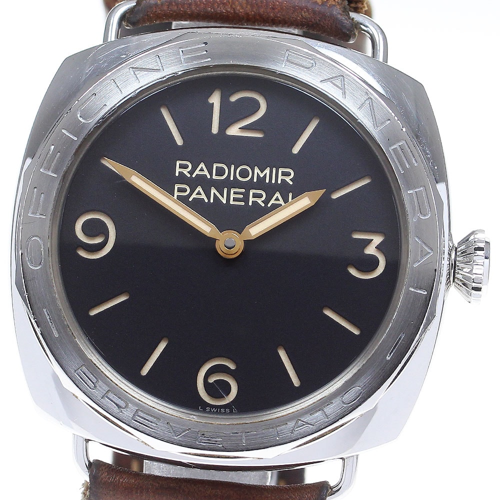 パネライ ラジオミール 3Days アッチャイオ メンズ 【中古】