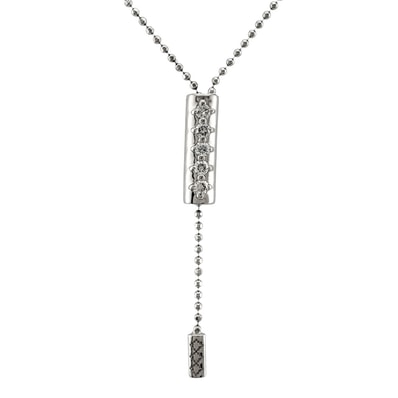 グッチ ネックレス 18金 K18ホワイトゴールド ダイヤモンド レディース GUCCI 中古