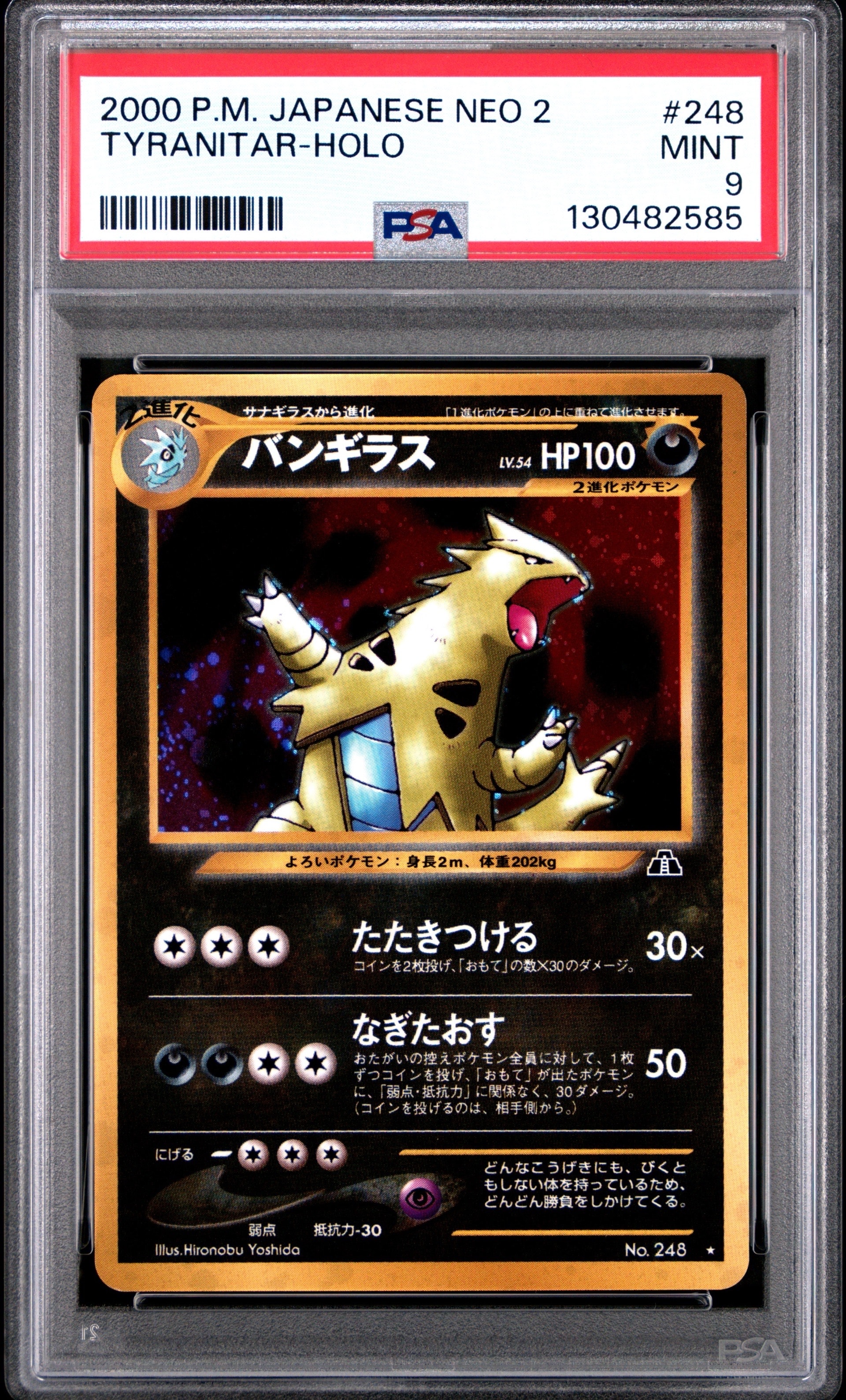 バンギラス ★ : 旧裏 [neo2 No.248](ポケモンカード★neo 拡張パック「遺跡をこえて...」)