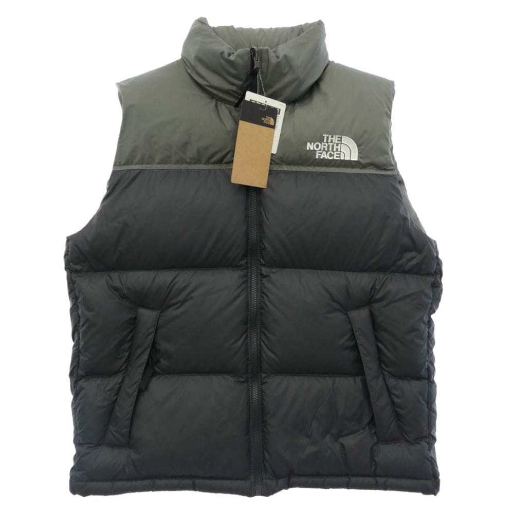 THE NORTH FACE ノースフェイス ND92557 Nuptse Vest ヌプシ ダウン ベスト グレー系 M【新古品】【未使用】【中古】