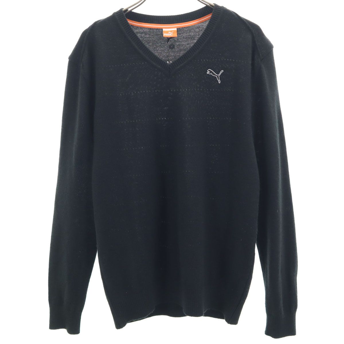 PUMA プーマ ゴルフ 長袖 Vネック ニット