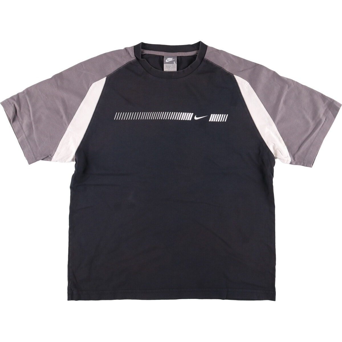 古着 ナイキ NIKE ラグランスリーブ ワンポイントロゴTシャツ メンズL相当/eaa586691