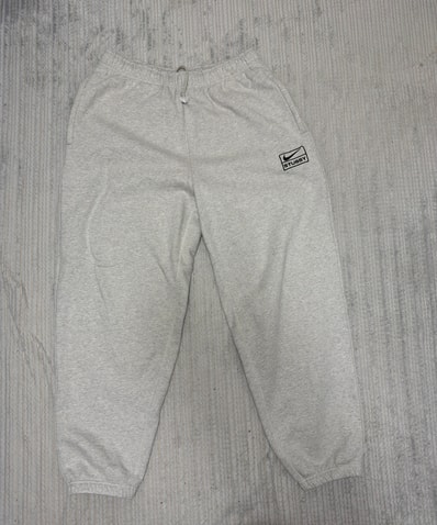 Stussy x Nike Fleece Pant "Grey Heather" (US Size) FN5231-050