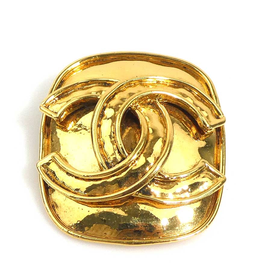 シャネル CHANEL ブローチ ココマーク メタル ゴールド レディース【中古】 e62391k