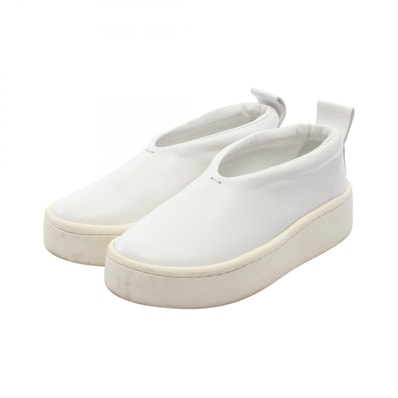 ジルサンダー JIL SANDER スリッポン 靴 レザー レディース ホワイト系 J15WS0017 P5810 【中古】