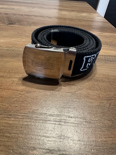 Supreme x HYSTERIC GLAMOUR Fuck You Belt "Black"