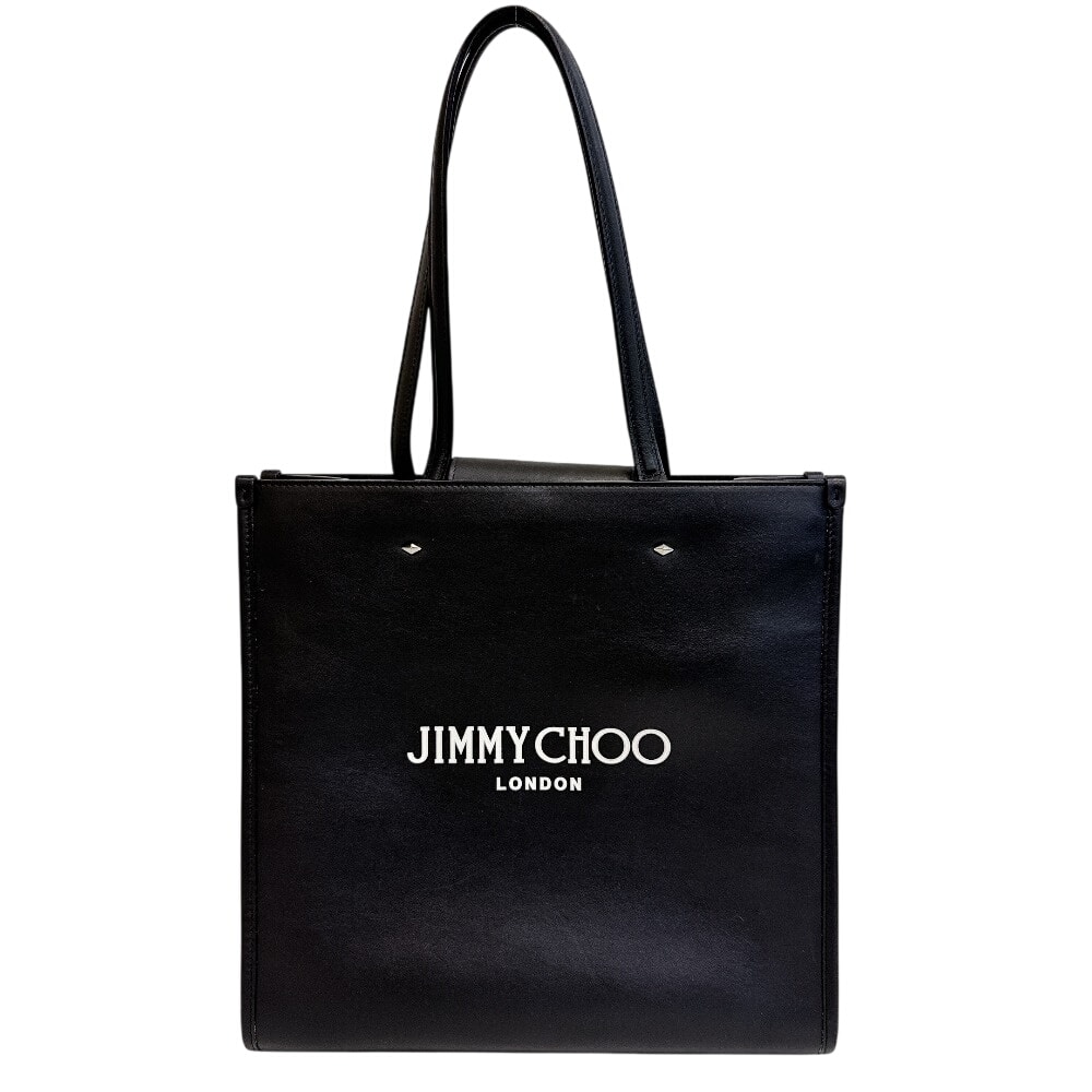 ジミーチュウ JIMMY CHOO トートバッグ ロゴ エヌエス トート ブラック