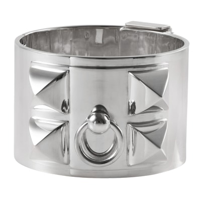 HERMES エルメス コリエドシアン ブレスレット バングル スターリングシルバー シルバー【中古】