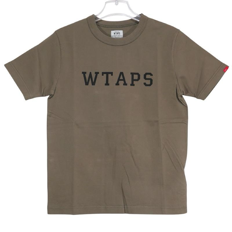 新品 WTAPS ダブルタップス x the POOL aoyama ザ プール アオヤマ 14AW DESIGN S/S 05/TEE.COTTON.POOL 142ATDT-CSM03S デザイン ショートスリーブ Tシャツ オリーブ サイズS