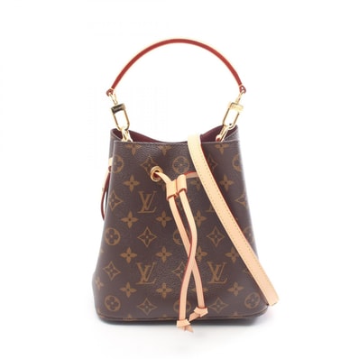 ルイ・ヴィトン LOUIS VUITTON ネオノエBB モノグラム 2WAY ハンドバッグ バッグ PVCコーティングキャンバス レザー レディース ブラウン系 M46581 【中古】