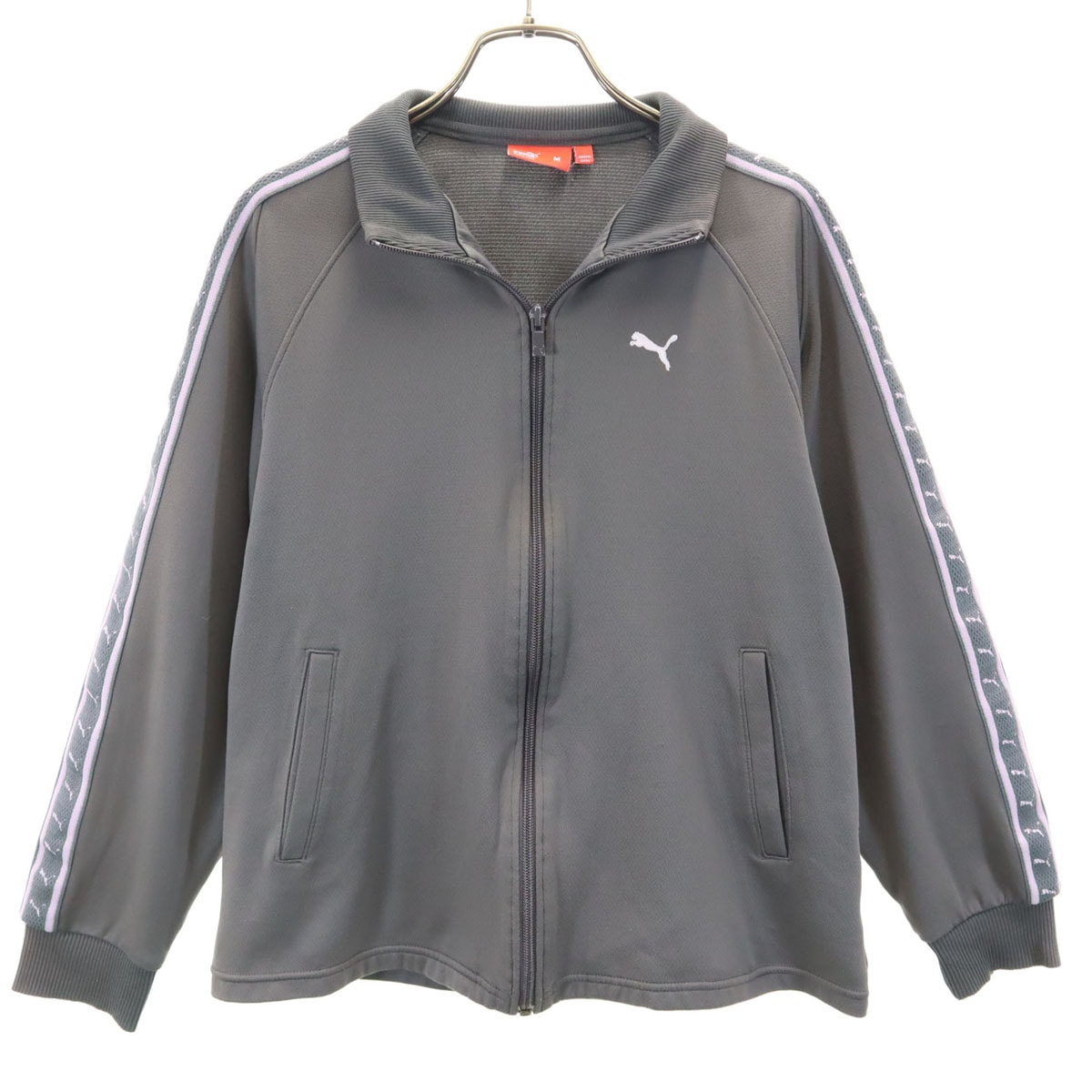 PUMA プーマ トラックジャケット M グレー ジャージ