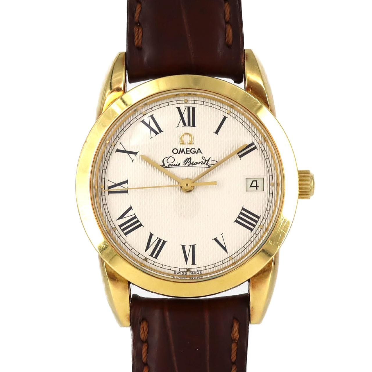 【ノーメンテナンス還元価格】オメガ ルイブラン YG YG 自動巻