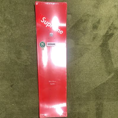 Supreme Uncut Box Logo Skateboard "Red"
