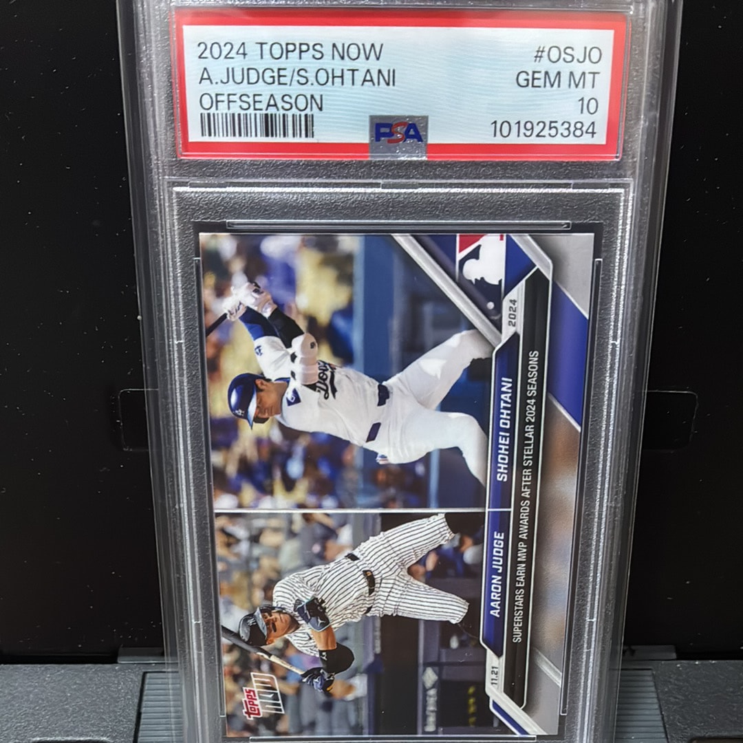 アーロンジャッジ / 大谷翔平 [OS-JO](2024 MLB トップスナウカード「LOOK FOR DUAL RELICS DUAL AUTO or DUAL AUTO-RELICS」)