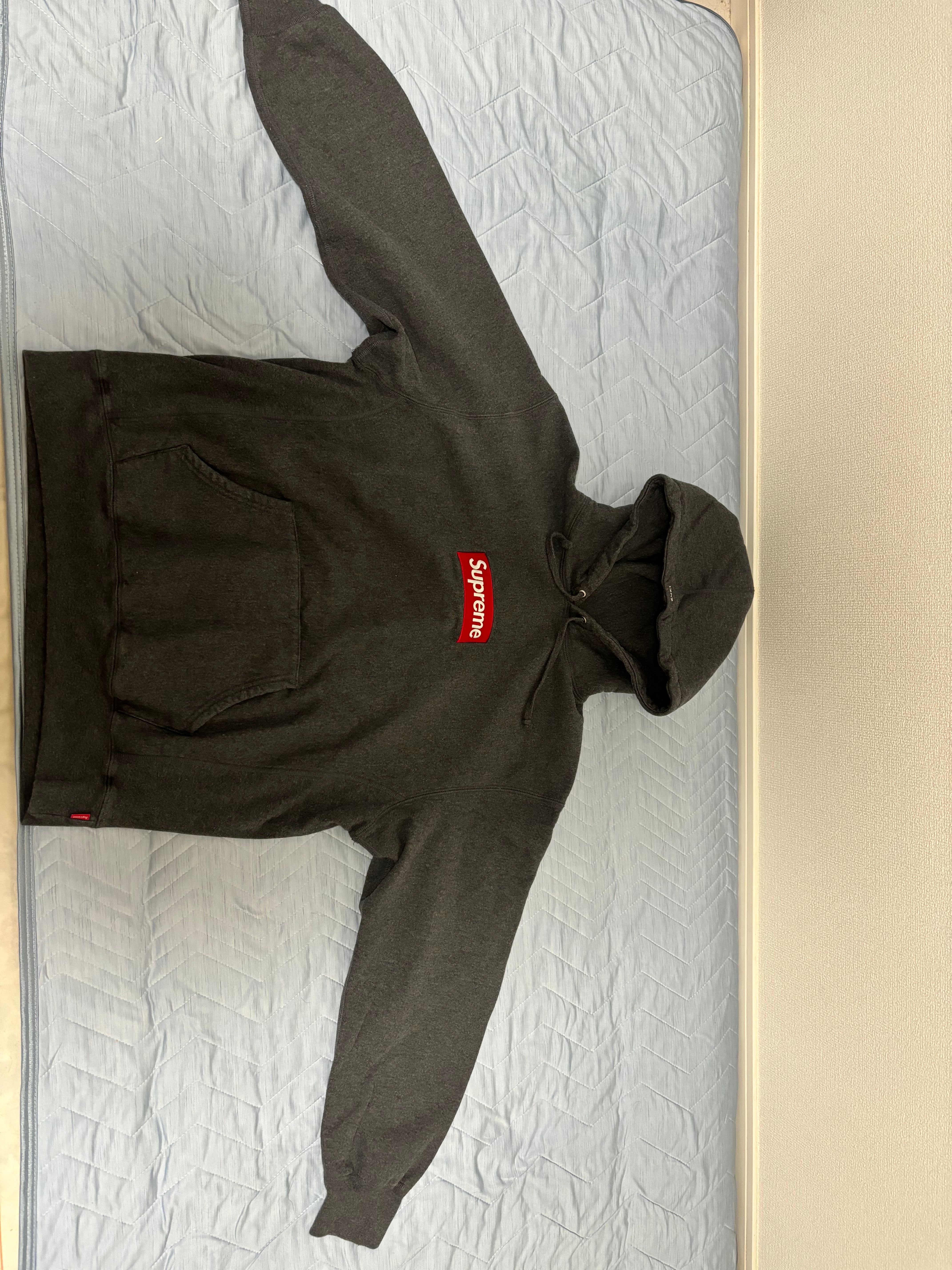 Supreme Box Logo Hooded Sweatshirt "Charcoal" (21FW)