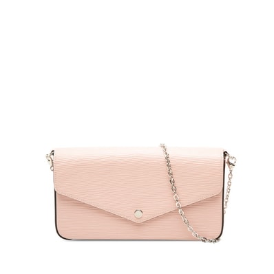 ルイ ヴィトン エピ ポシェット フェリシー ショルダーバッグ M62467 ローズバレリーヌ ピンク レザー レディース LOUIS VUITTON 中古