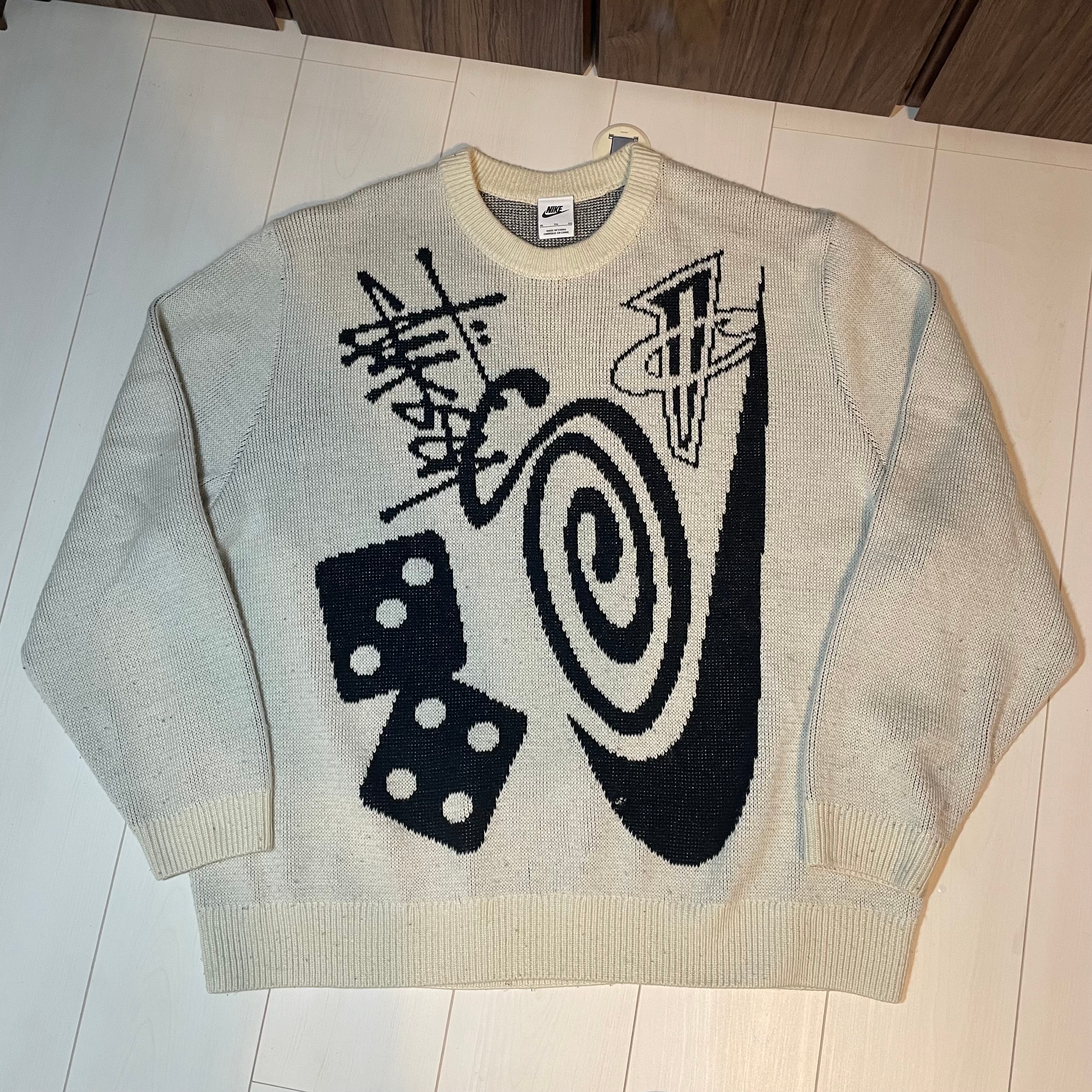 Stussy x Nike Icon Knit Sweater "Natural"