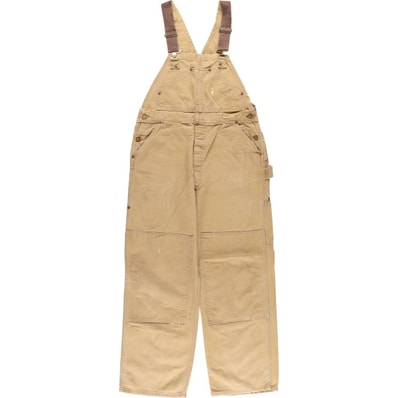 古着 カーハート Carhartt ダブルニー ダック オーバーオール メンズw37相当 ヴィンテージ/evb010553