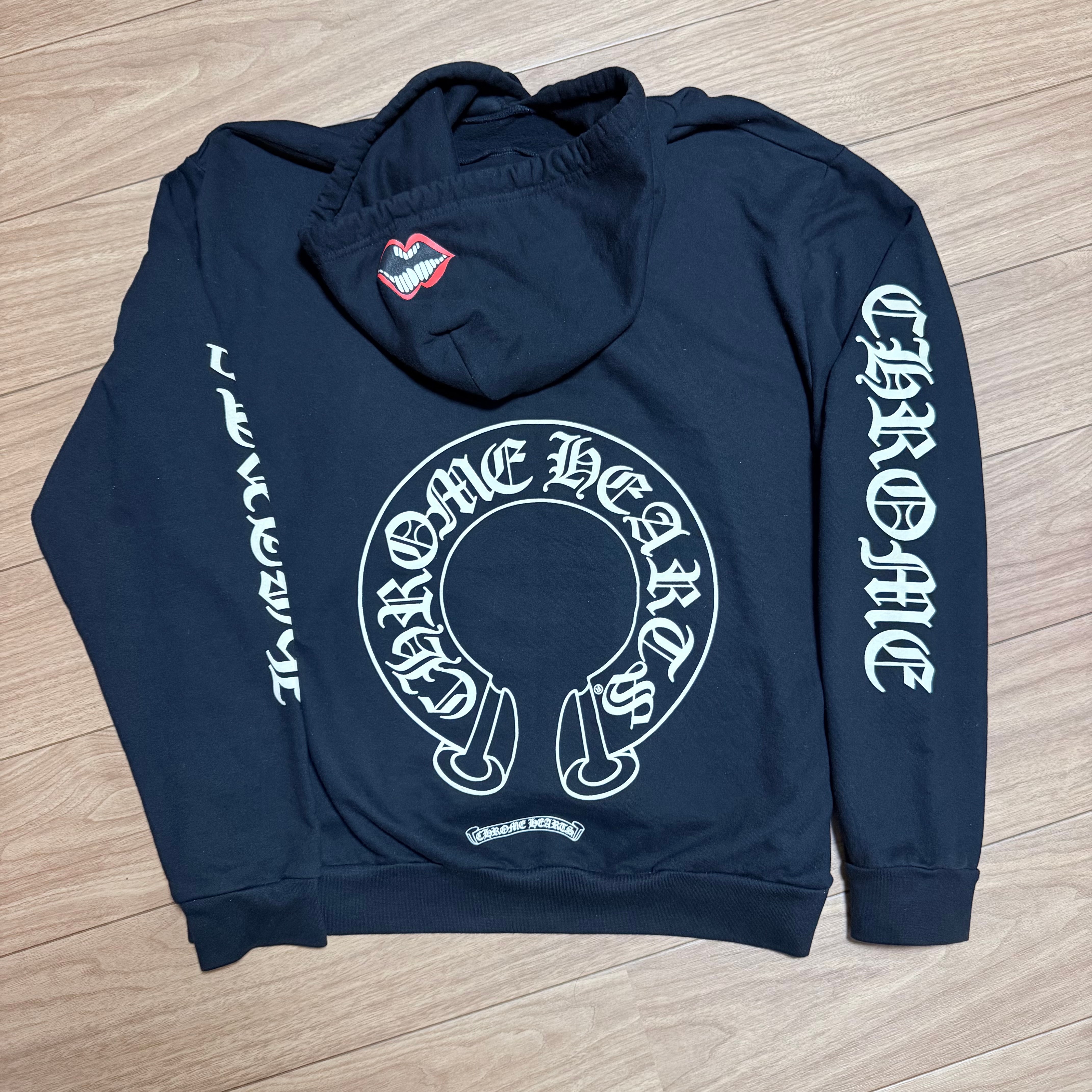 Chrome Hearts Matty Boy Chomper Horseshoe Hoodie "Black"