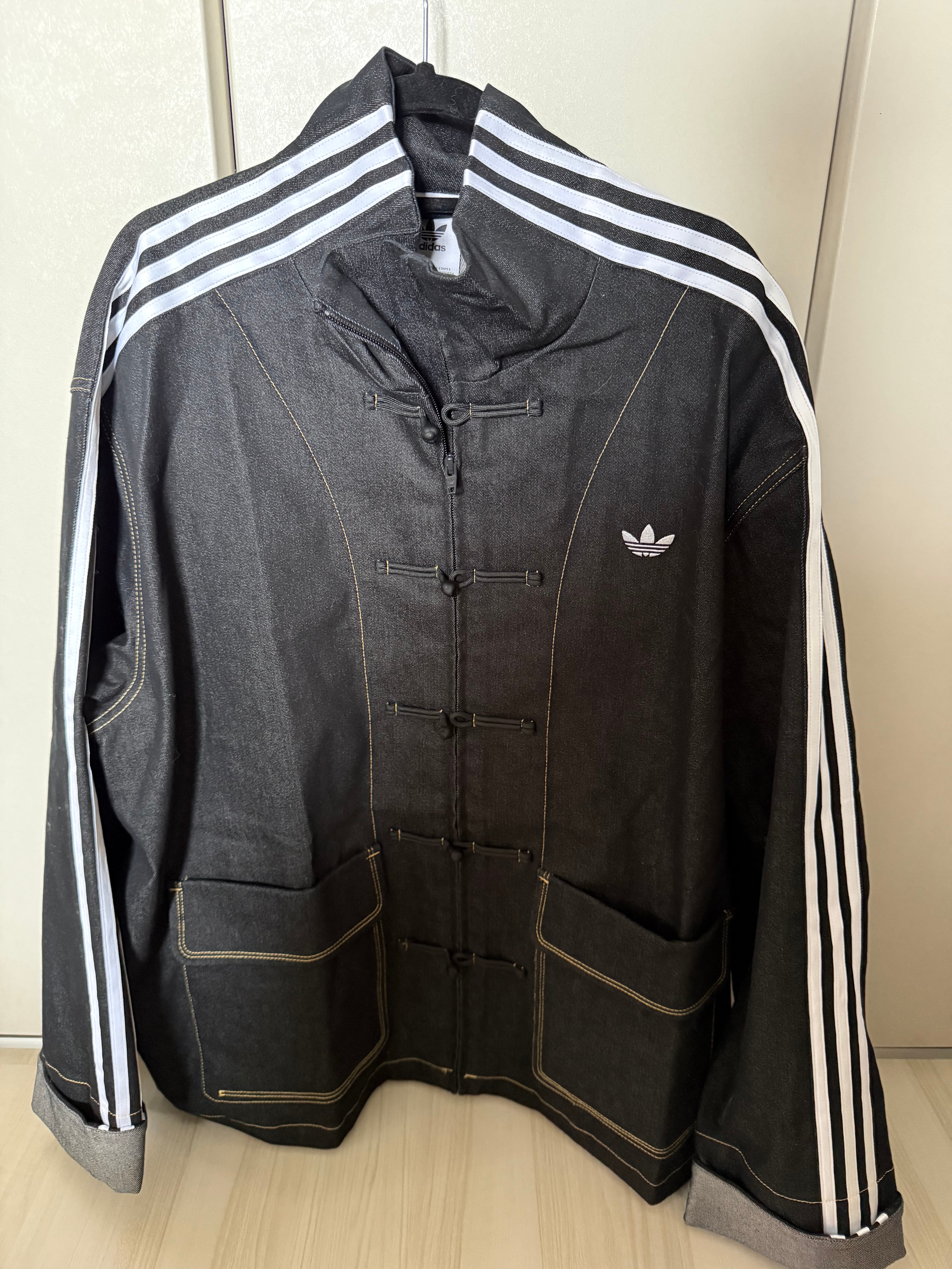 adidas Track Denim Jacket (China Exclusive) "Black"
