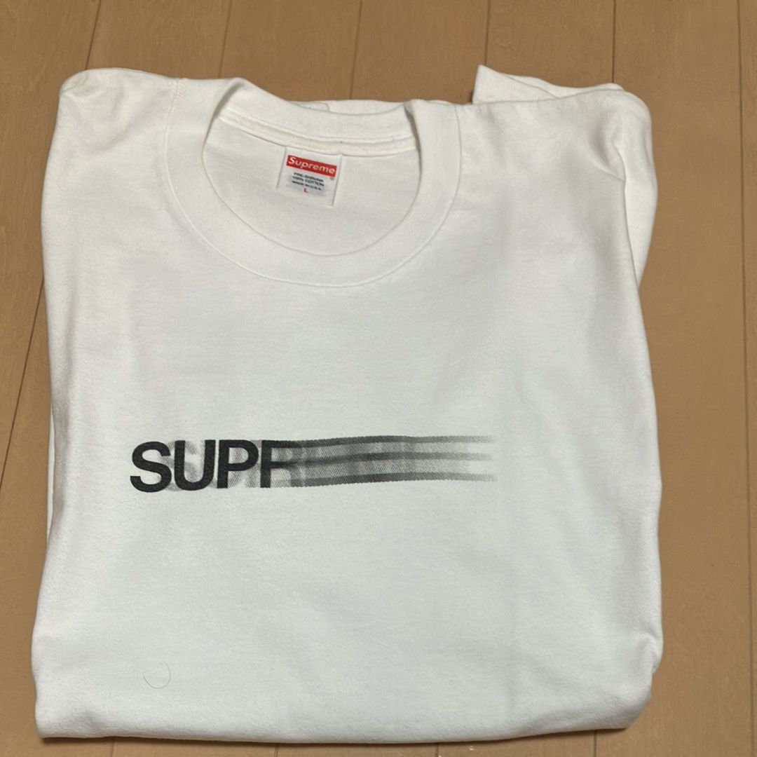 Supreme Motion Logo Tee "White" (23SS)