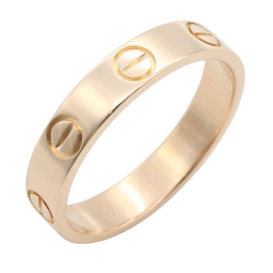 カルティエ CARTIER ミニラブリング リング・指輪 ジュエリー K18PG(ピンクゴールド) レディース ゴールド系 B4085200 【中古】