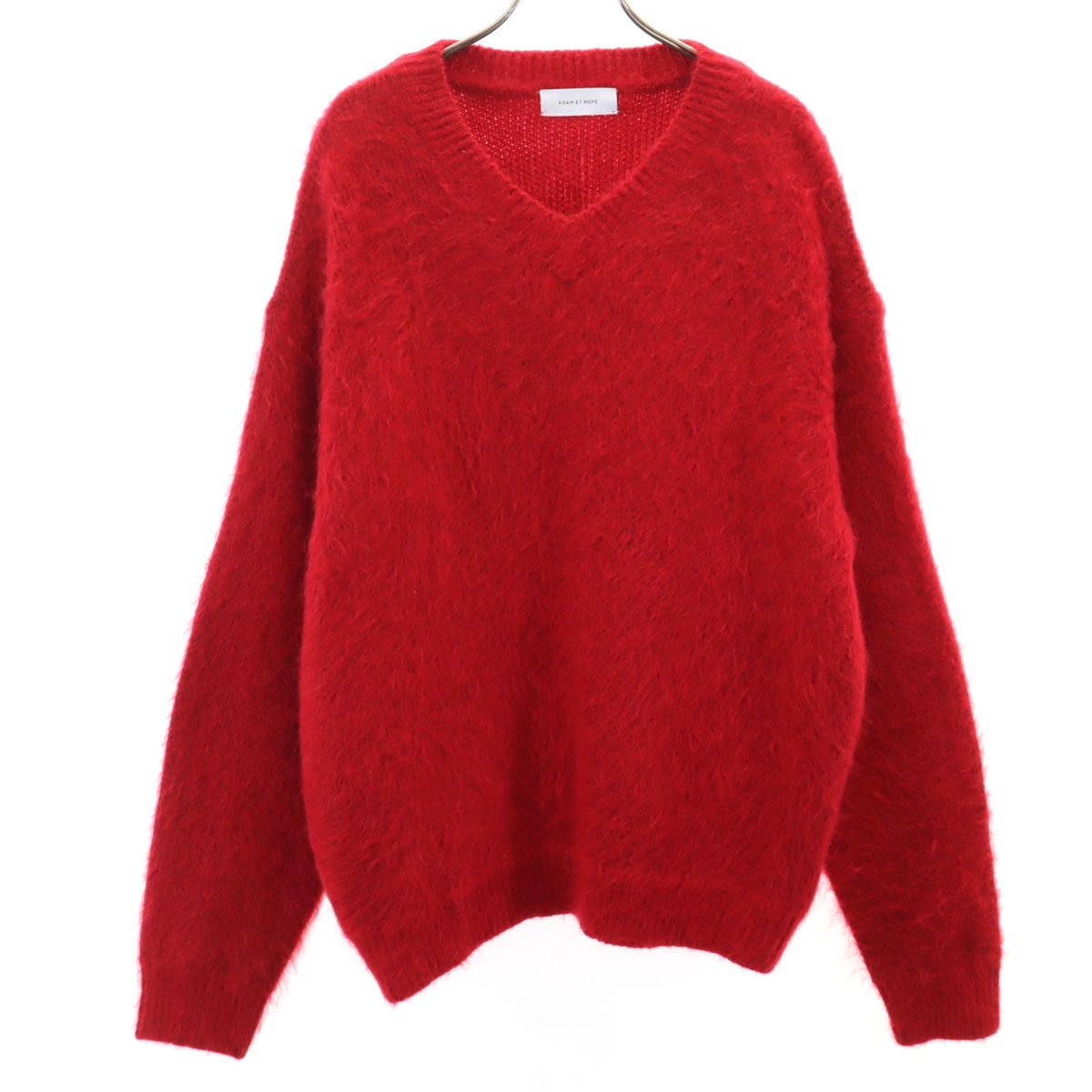 Adam et Rope' アダムエロペ 長袖 セーター M レッド ニット