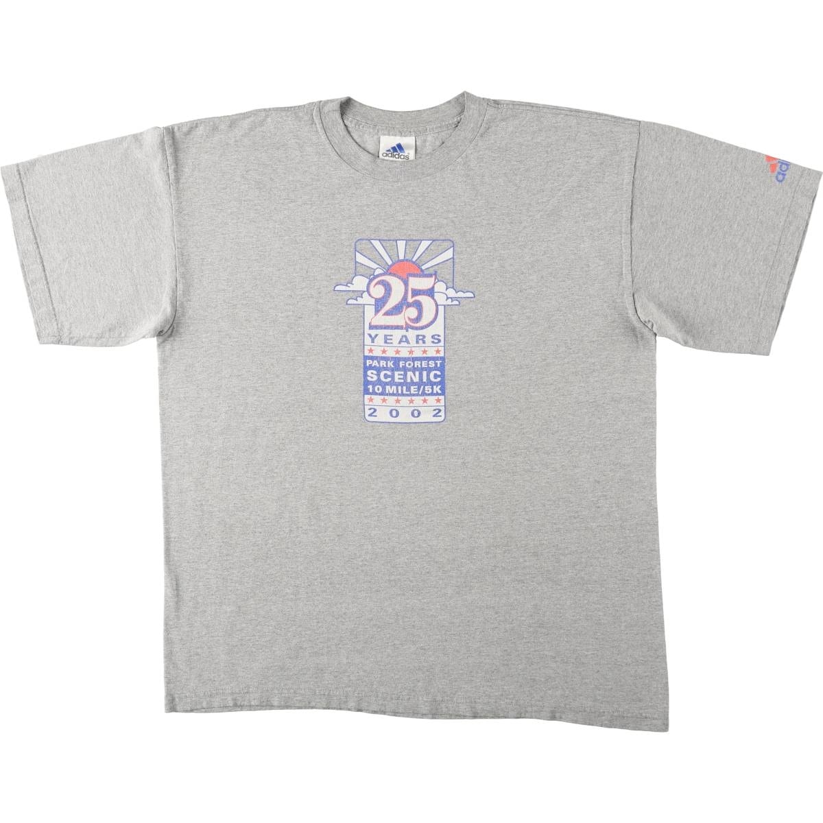 古着 00年代 アディダス adidas スポーツTシャツ USA製 メンズL相当/eaa666657
