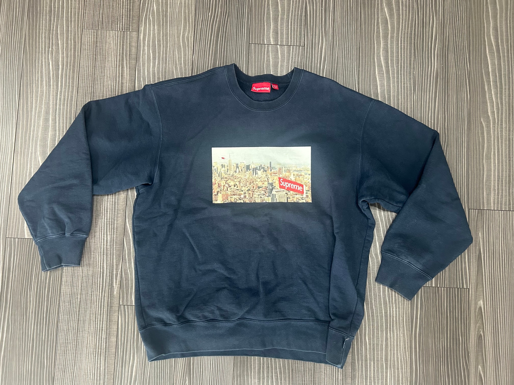 Supreme Aerial Crewneck "Navy"