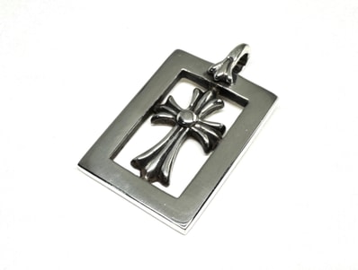 Chrome Hearts Frame Open Baby Fat Charm "Silver"