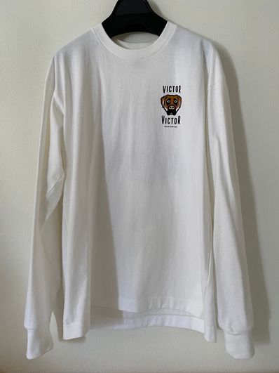 HUMAN MADE x Victor Victor L/S T-Shirt "White"
