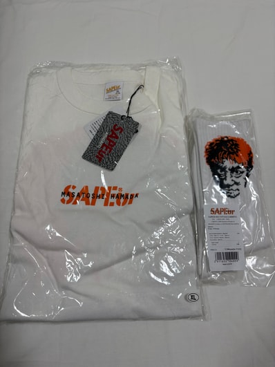 SAPEur MASATOSHI HAMADA S/S Tee & SOX "Orange"