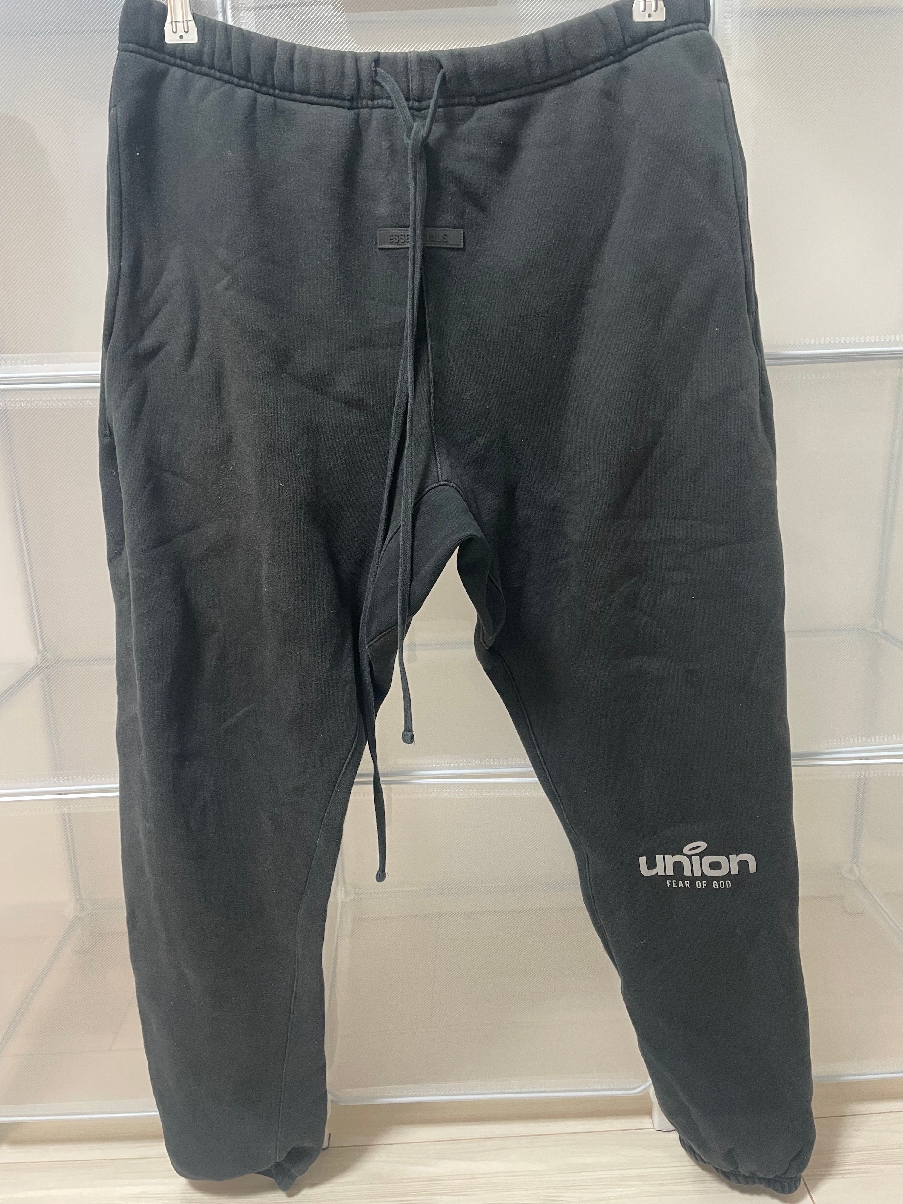 FEAR OF GOD ESSENTIALS × UNION Vintage Sweatpant Vintage "Black"