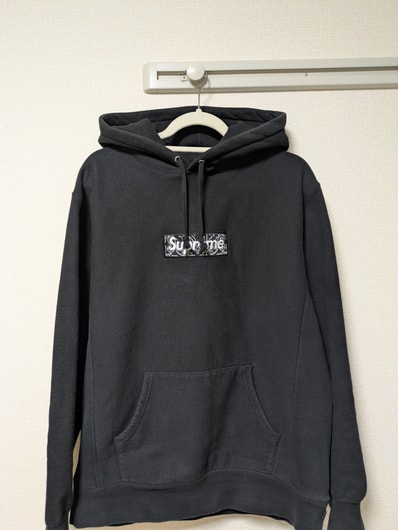 Supreme Bandana Box Logo Hooded Sweatshirt "Black"