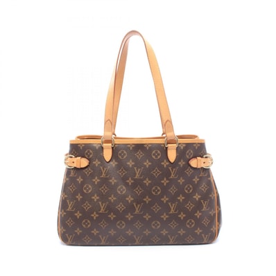 ルイ・ヴィトン LOUIS VUITTON バティニョール オリゾンタル ショルダーバッグ バッグ PVCコーティングキャンバス レザー モノグラム レディース ブラウン系 M51154 【中古】