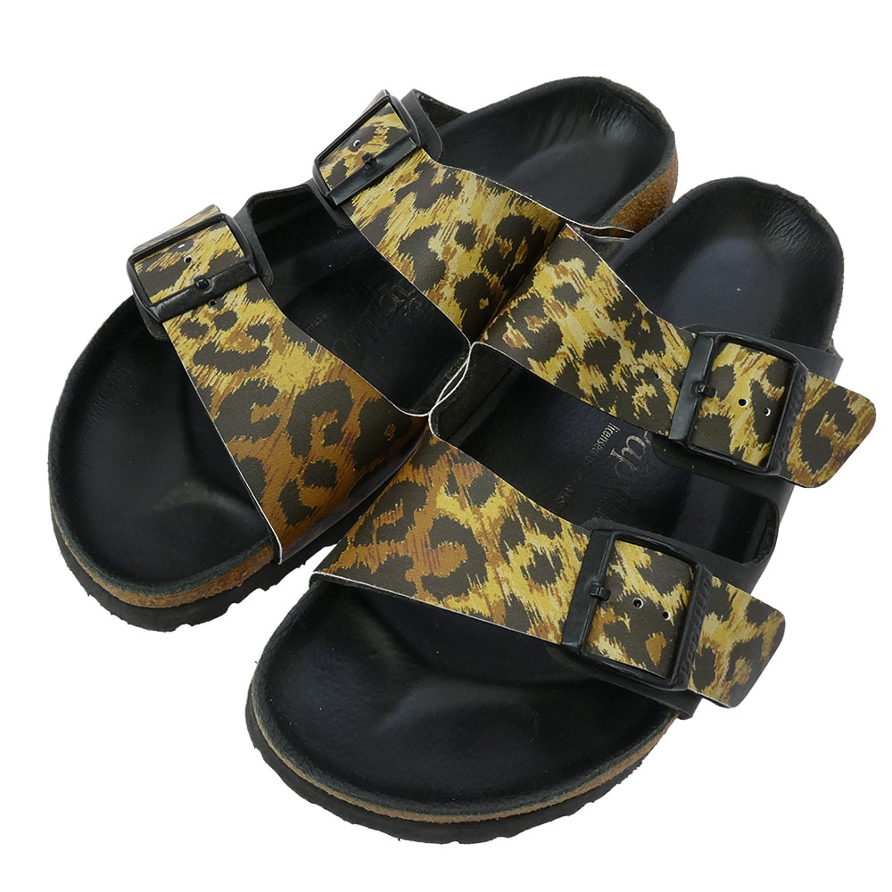 NEIGHBORHOOD ネイバーフッド サンダル 141GMPPN-FW01 Papillio BIRKENSTOCK  ARIZONA LEO B-SANDAL  ビルケンシュトック パピリオ アリゾナ サンダル ブラウン系 ブラック系 26cm【中古】