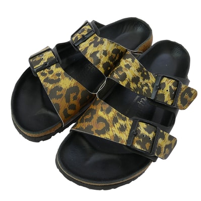 NEIGHBORHOOD ネイバーフッド サンダル 141GMPPN-FW01 Papillio BIRKENSTOCK ARIZONA LEO B-SANDAL ビルケンシュトック パピリオ アリゾナ サンダル ブラウン系 ブラック系 26cm【中古】