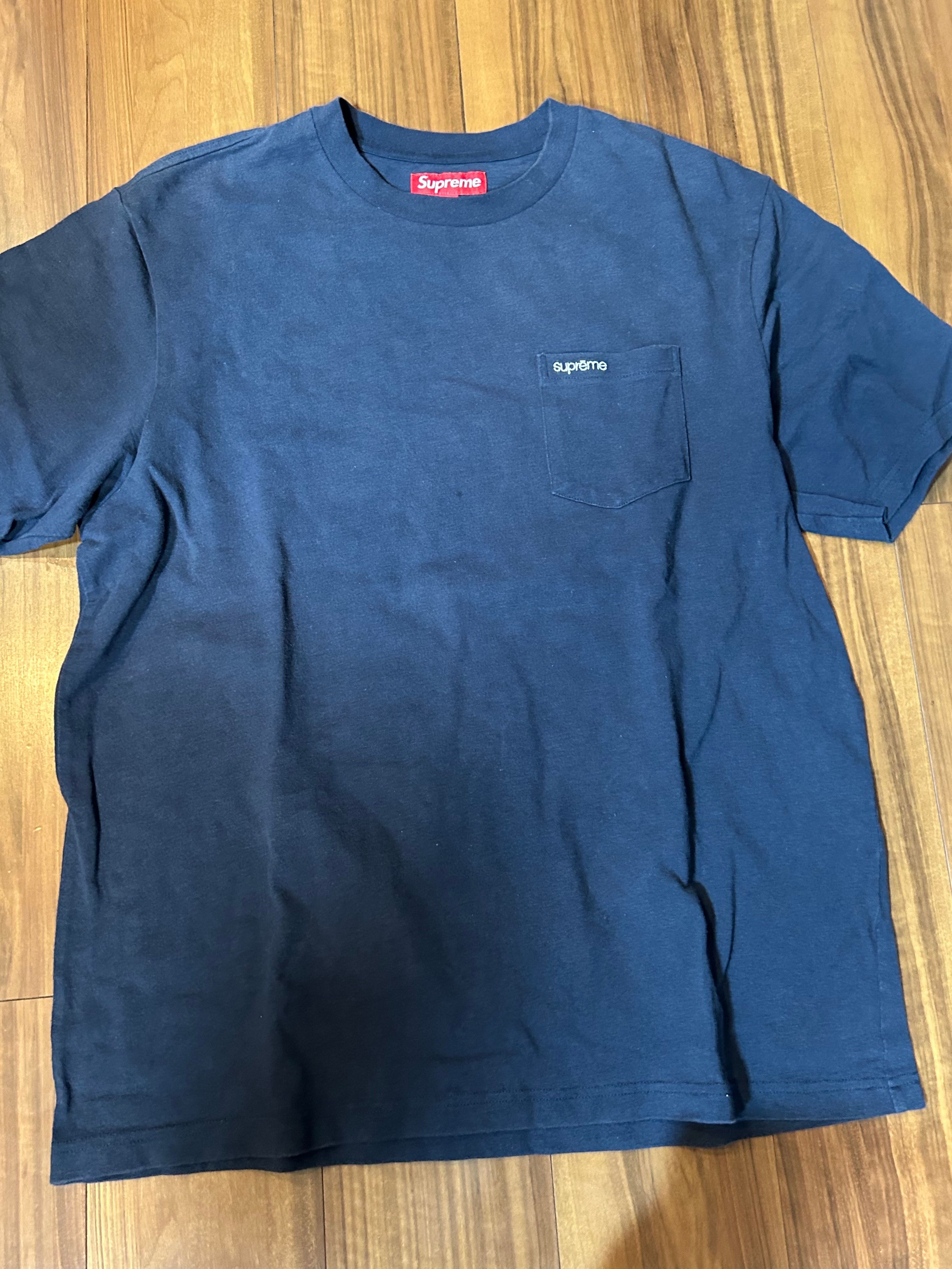 Supreme S/S Pocket Tee "Navy"(23FW)