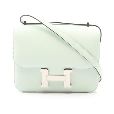 エルメス HERMES コンスタンス3 ミニ ショルダーバッグ バッグ レザー ヴォースイフト ヴォースイフト W刻印(2024年製造) レディース グリーン系 ヴェールペパーミント 083910CK 【中古】