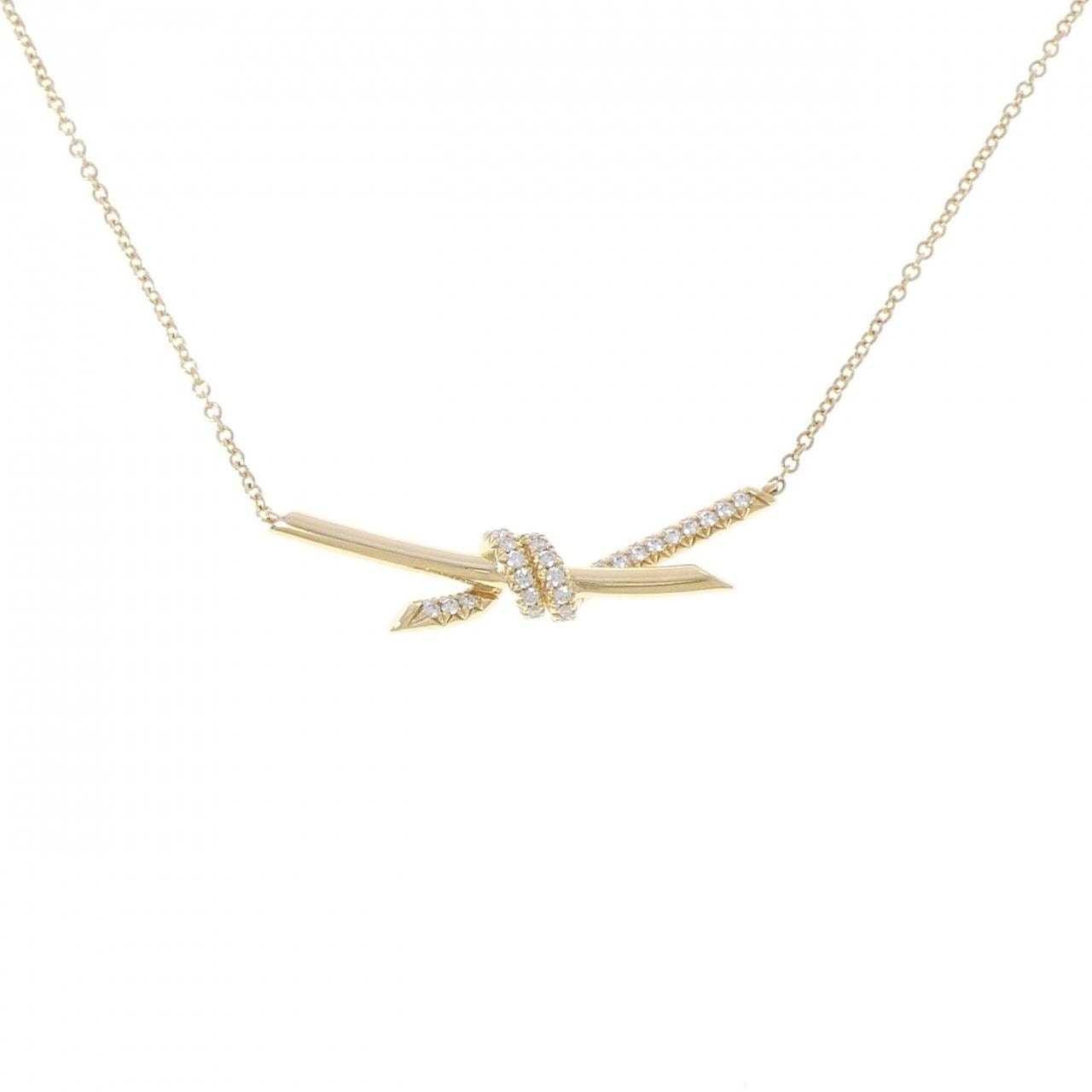 ティファニー ノット ネックレス 0.25CT