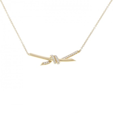 ティファニー ノット ネックレス 0.25CT