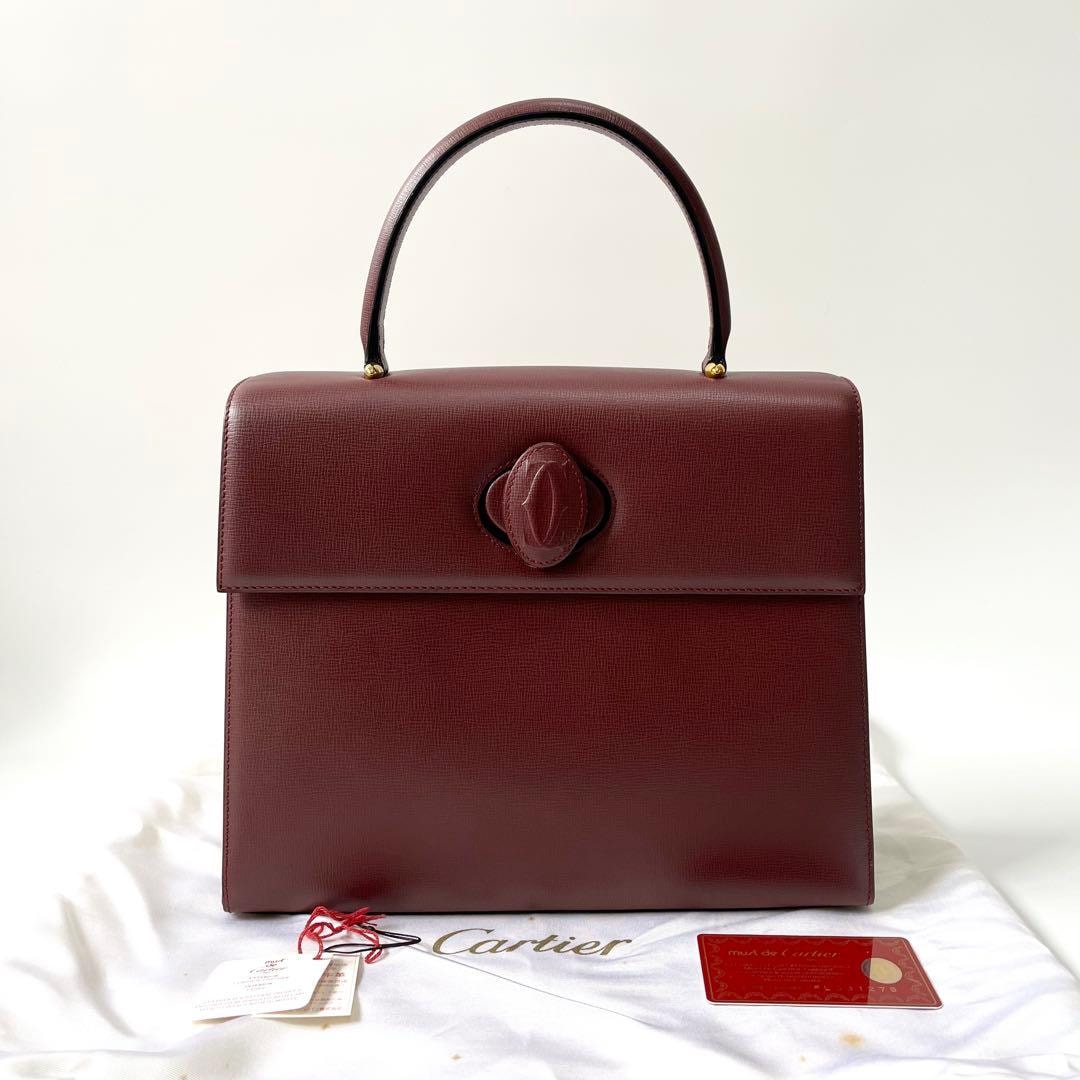 Cartier Mustline Handle Bag "Bordeaux"