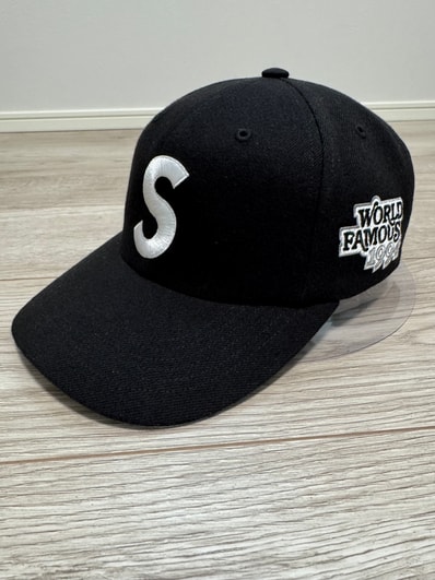 Supreme World Famous S Logo 6-Panel "Black"