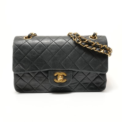 シャネル CHANEL 1番台 マトラッセ ダブルフラップ チェーン ショルダーバッグ【中古】