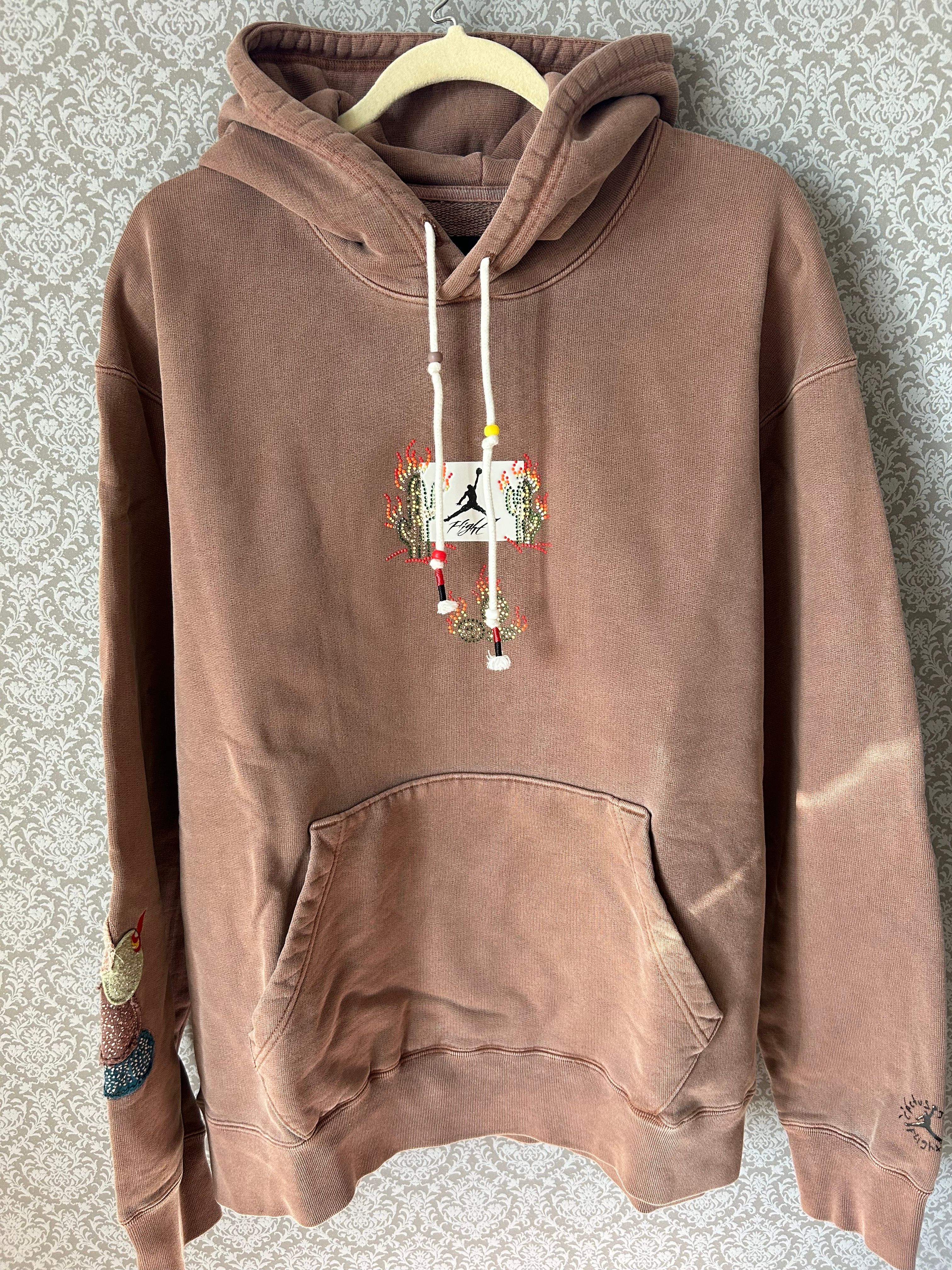 Travis Scott x Air Jordan Brand M J TS Hoodie "Archaeo Brown"